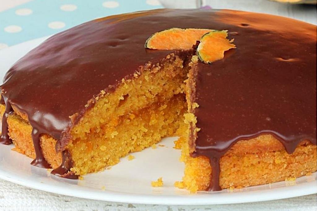 Bolo delícia de laranja e abóbora, fica muito fofo e cheio de sabor Bolo delícia de laranja e abóbora, fica muito fofo e cheio de sabor