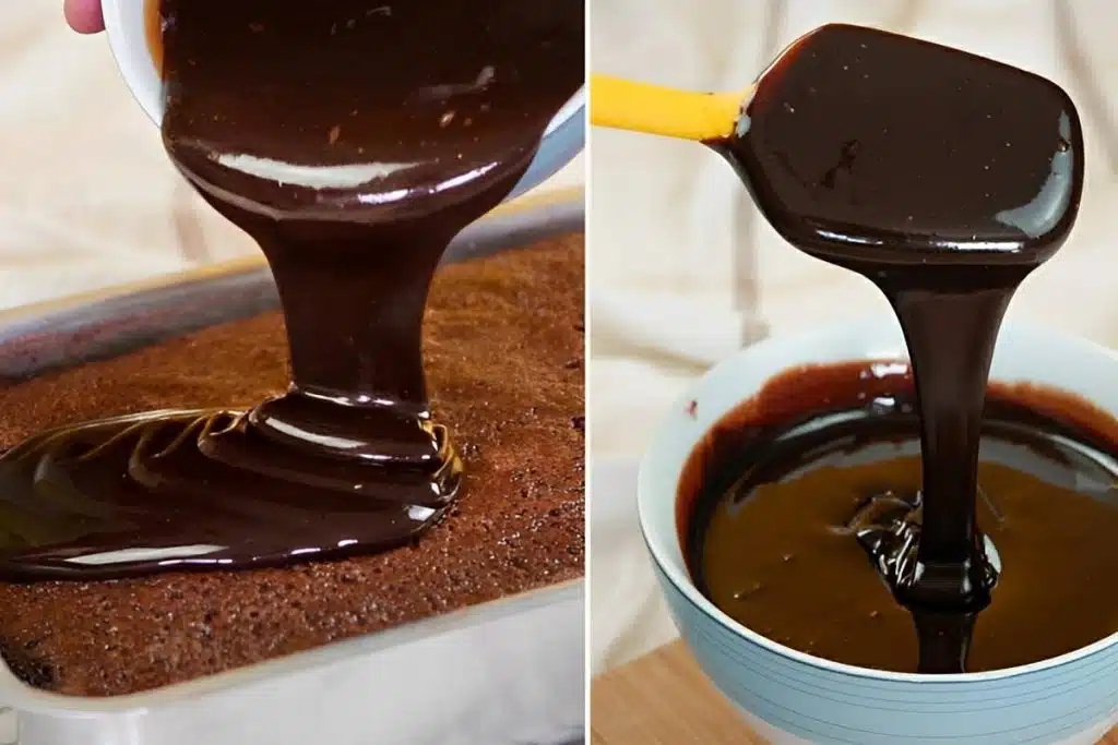 Cobertura de chocolate para bolos, tortas e sorvete uma delícia pra fazer em poucos minutos Cobertura de chocolate para bolos, tortas e sorvete uma delícia pra fazer em poucos minutos