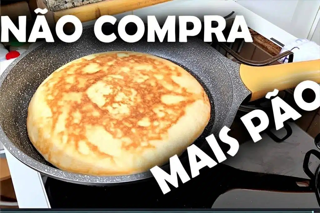 Pão na frigideira sem forno, fica pronto em minutos e é uma delícia prática de se fazer