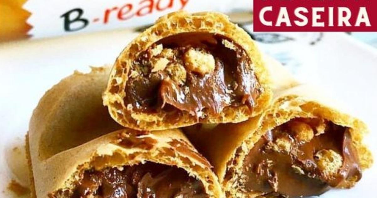 B-ready da nutella receita caseira, fica igual que compramos no mercado