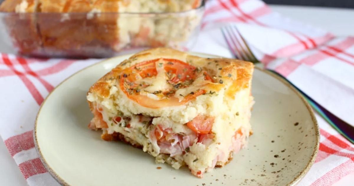 Torta bauru cremosa de liquidificador pra um almoço rápido e delicioso